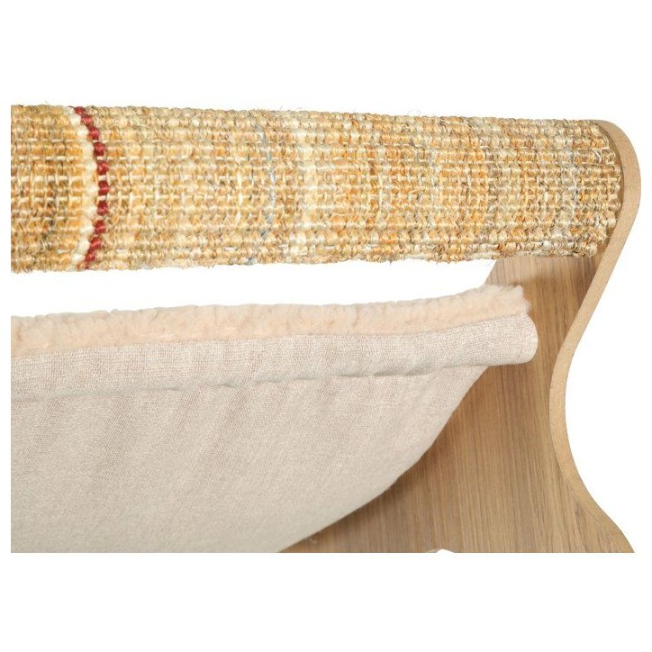 Hamac chaise longue pour chat - ZOLUX - Griffoir sisal - Espace repos - Boréal - Biege Hamac chaise longue pour chat - ZOLUX - Griffoir sisal - Espace repos - Boréal - Biege