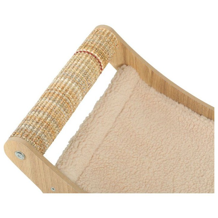 Hamac chaise longue pour chat - ZOLUX - Griffoir sisal - Espace repos - Boréal - Biege Hamac chaise longue pour chat - ZOLUX - Griffoir sisal - Espace repos - Boréal - Biege