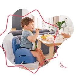 Badabulle Rehausseur de chaise Chat - Pliage Compact - Universel - De