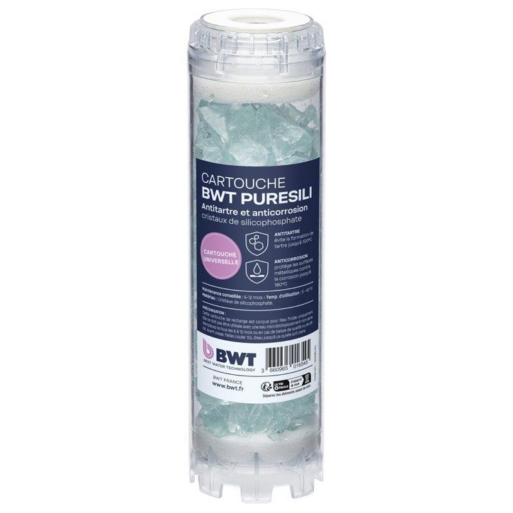 Pack cartouches annuel - BWT - ARCTIC 20 µm + PURESILI - Anti-impuretés + antibactérien Pack cartouches annuel - BWT - ARCTIC 20 µm + PURESILI - Anti-impuretés + antibactérien