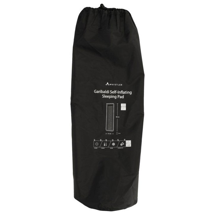 Matelas Autogonflant - WHISTLER - Garibaldi - 3 cm - 1 place - Noir Matelas Autogonflant - WHISTLER - Garibaldi - 3 cm - 1 place - Noir
