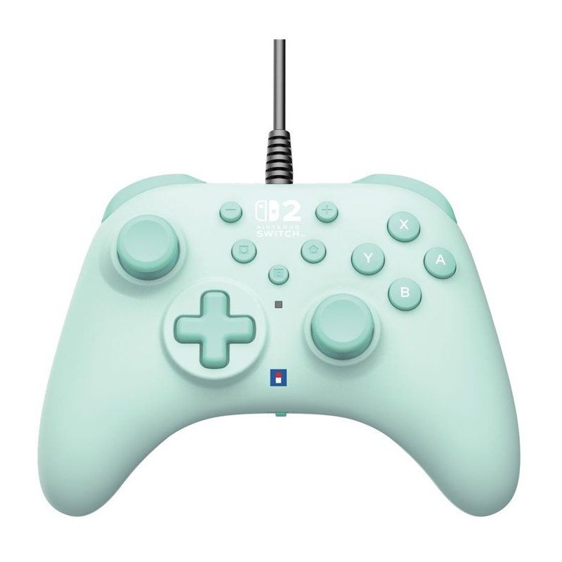 Manette de jeu - Nintendo Switch et Switch 2 - Filaire - Vert - Horipa