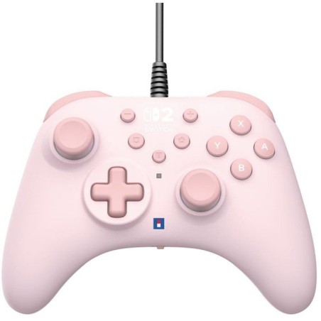 Manette de jeu - Nintendo Switch et Switch 2 - Filaire - Rose - Horipa