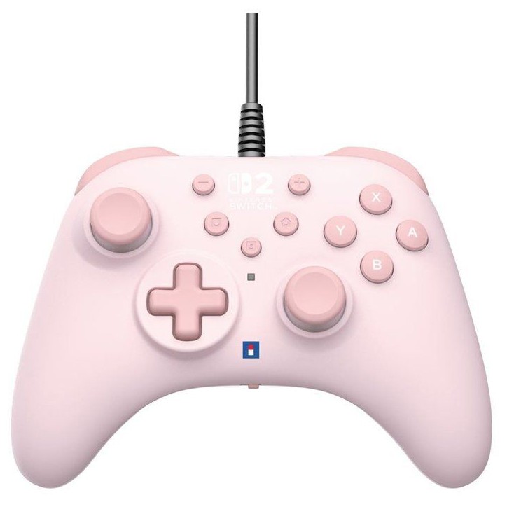 Manette de jeu - Nintendo Switch et Switch 2 - Filaire - Rose - Horipad Turbo - Boutons programmables - Hori Manette de jeu - Nintendo Switch et Switch 2 - Filaire - Rose - Horipad Turbo - Boutons programmables - Hori