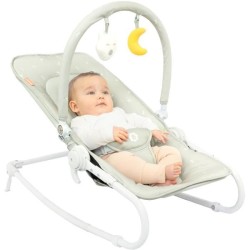 Transat pliable et ultra compact BADABULLE, arche de jeux, lichen / ve