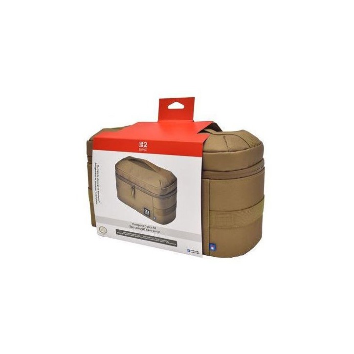 Sac Compact - Nintendo Switch 2 - Hori - Transport et rangement console, dock et accessoires - Sable Sac Compact - Nintendo Switch 2 - Hori - Transport et rangement console, dock et accessoires - Sable