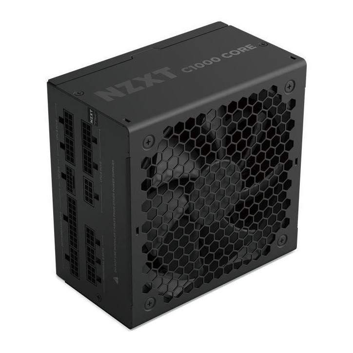 Alimentation PC - NZXT - PA-0G3BB-EU - C1000 Gold Core - 80Plus Gold - Fully-modular - ATX 3.1 Power Supply - EU Power Cord Alimentation PC - NZXT - PA-0G3BB-EU - C1000 Gold Core - 80Plus Gold - Fully-modular - ATX 3.1 Power Supply - EU Power Cord