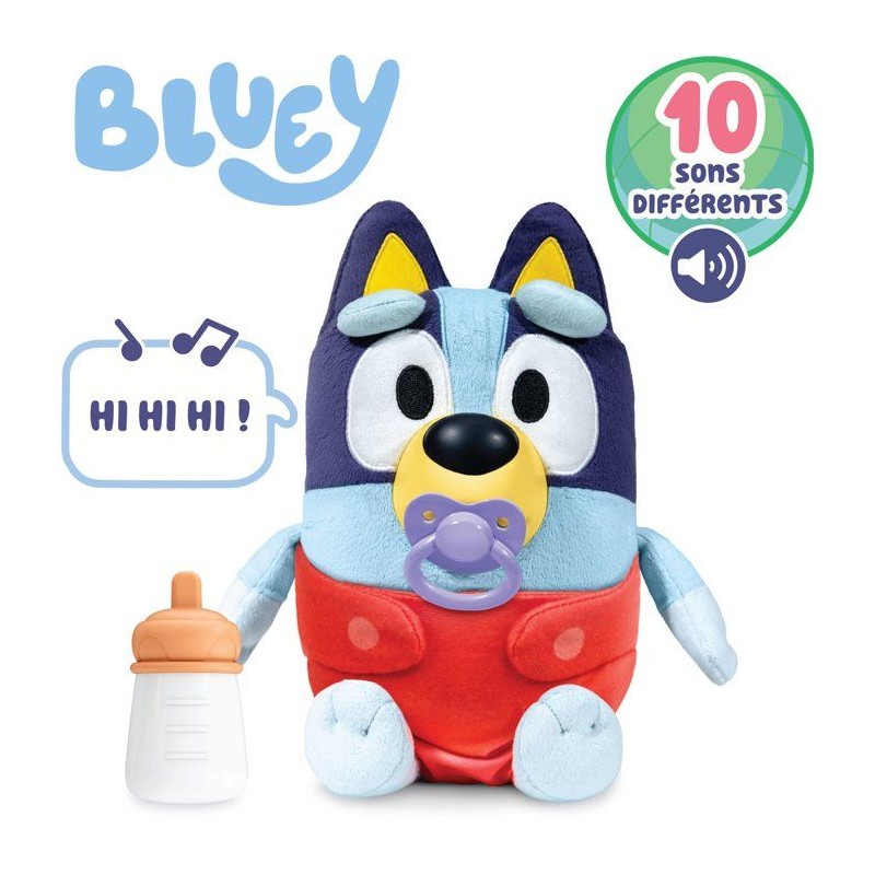 Peluche - BLUEY - Bébé Bluey - 28 cm - Des 3 ans