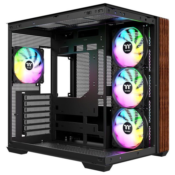 THERMALTAKE - CA-1Z2-00M1WN-WS - View 380 WS ARGB - Boitier PC sans alimentation - Moyen tour - Format ATX - Noir THERMALTAKE - CA-1Z2-00M1WN-WS - View 380 WS ARGB - Boitier PC sans alimentation - Moyen tour - Format ATX - Noir