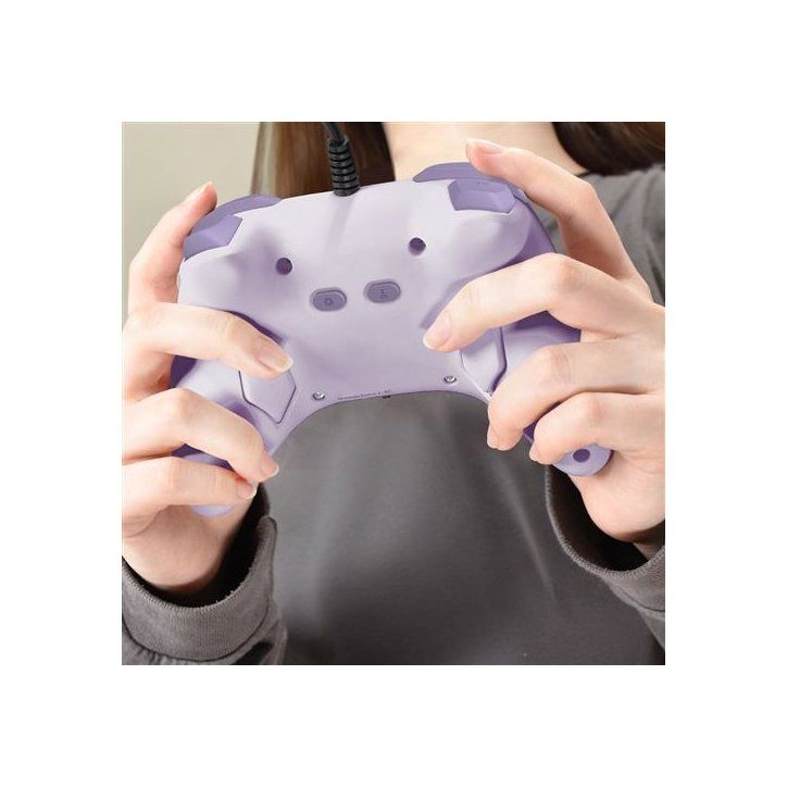 Manette de jeu - Nintendo Switch et Switch 2 - Filaire - Lavande - Horipad Turbo - Boutons arriere programmables - Hori Manette de jeu - Nintendo Switch et Switch 2 - Filaire - Lavande - Horipad Turbo - Boutons arriere programmables - Hori