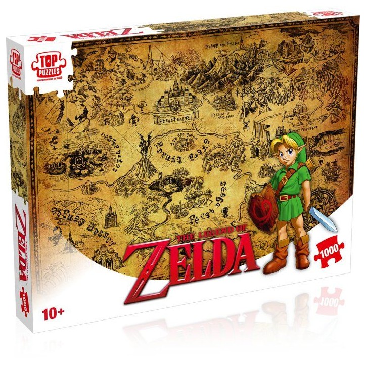 Puzzle - WINNING MOVES - The Legend of Zelda Hyrule - 1000 pieces - Des 10 ans Puzzle - WINNING MOVES - The Legend of Zelda Hyrule - 1000 pieces - Des 10 ans