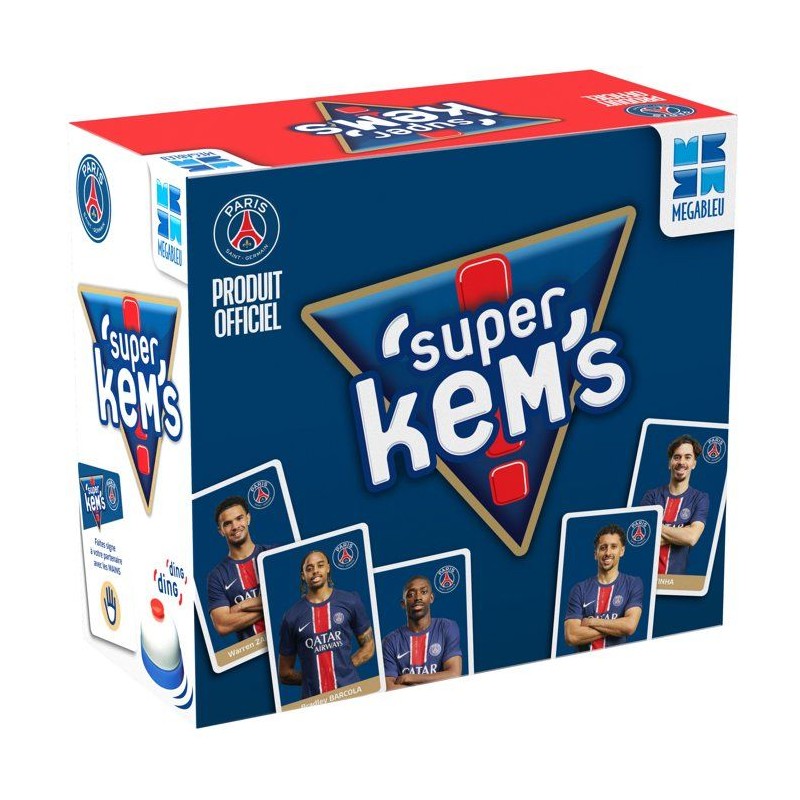 Super Kems Paris Saint Germain - Jeu de société - MEGABLEU - Des 6 a