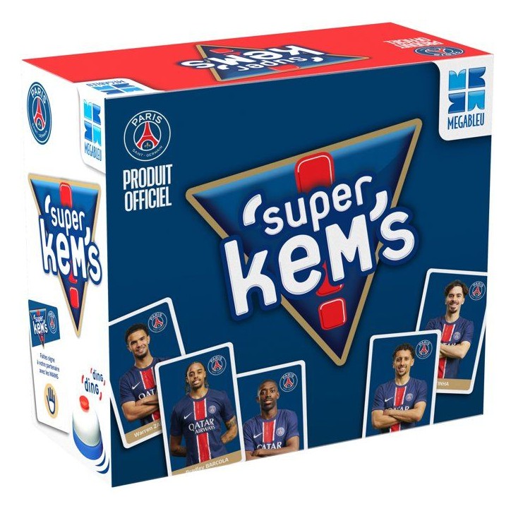 Super Kems Paris Saint Germain - Jeu de société - MEGABLEU - Des 6 ans Super Kems Paris Saint Germain - Jeu de société - MEGABLEU - Des 6 ans