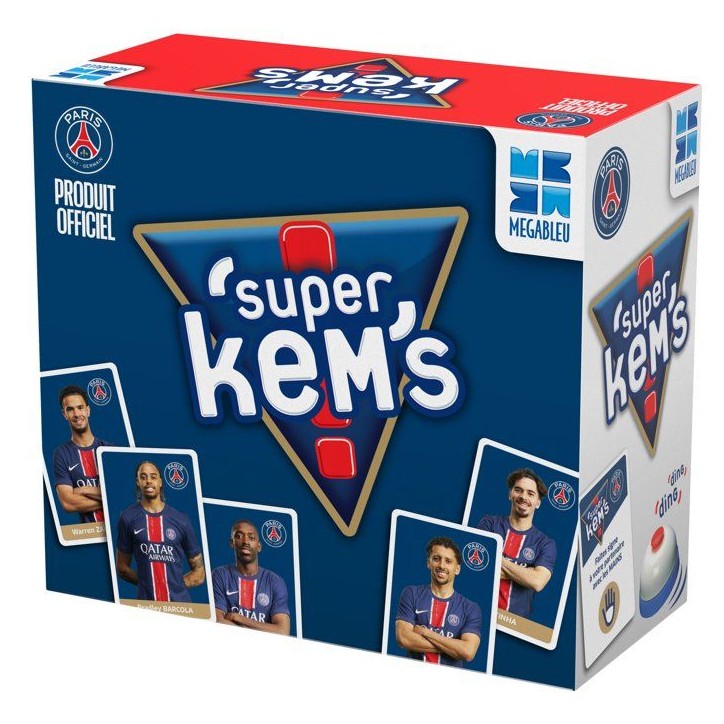 Super Kems Paris Saint Germain - Jeu de société - MEGABLEU - Des 6 ans Super Kems Paris Saint Germain - Jeu de société - MEGABLEU - Des 6 ans