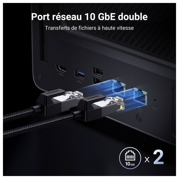 Serveur NAS - UGREEN - DXP6800 Pro - 6 baies - 8 Go