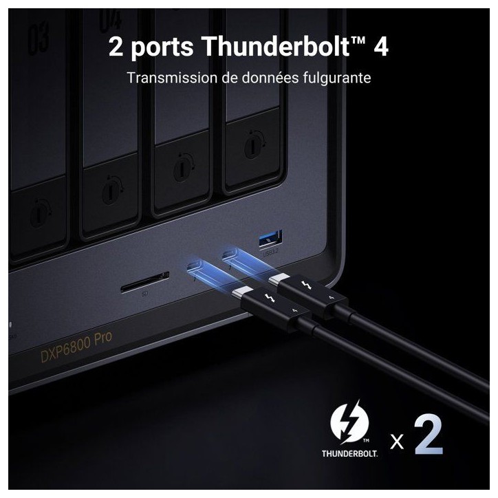 Serveur NAS - UGREEN - DXP6800 Pro - 6 baies - 8 Go