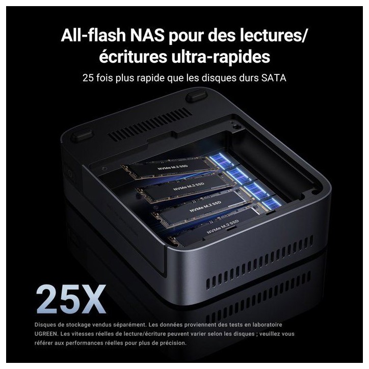 Serveur NAS - UGREEN - DXP480T Plus - 4 baies - 8 Go Serveur NAS - UGREEN - DXP480T Plus - 4 baies - 8 Go