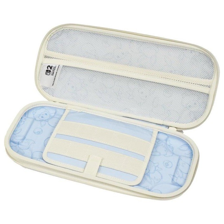 Pochette rigide de protection et transport console - Nintendo Switch et Switch 2 - Hori - Pokémon - Motif Évoli Cottage Core