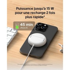 Pad de recharge - BELKIN - USB-C - 15 W - Blanc