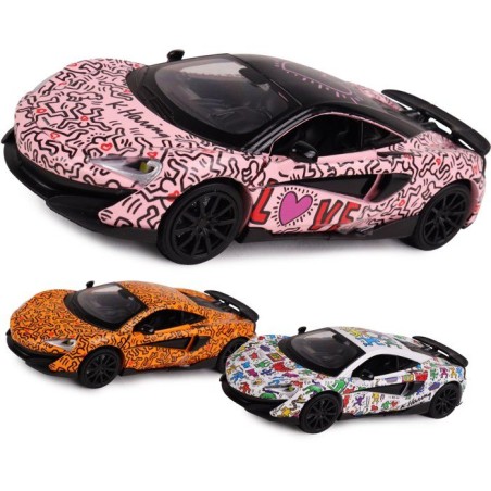 Voiture McLaren 600LT Keith Haring - TURBO CHALLENGE - 029090 - Échel