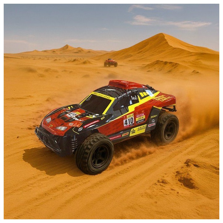 Buggy Off Road 410 Dakar RC télécommandée - TURBO CHALLENGE - 097764 - Échelle 1/18 - Des 6 ans Buggy Off Road 410 Dakar RC télécommandée - TURBO CHALLENGE - 097764 - Échelle 1/18 - Des 6 ans