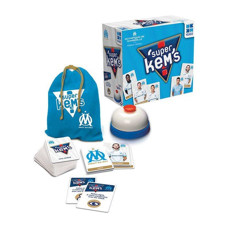 Super Kems Olympique de Marseille - Jeu de société - MEGABLEU - Des