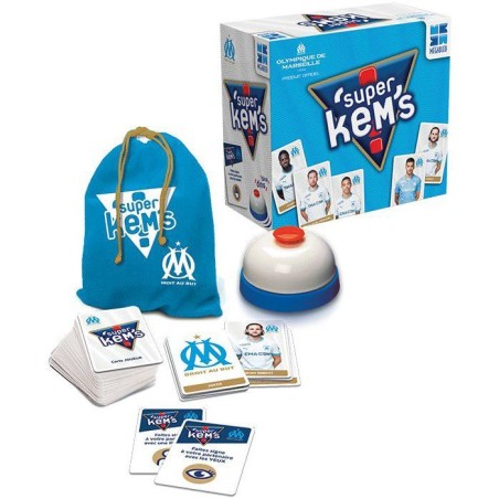 Super Kems Olympique de Marseille - Jeu de société - MEGABLEU - Des
