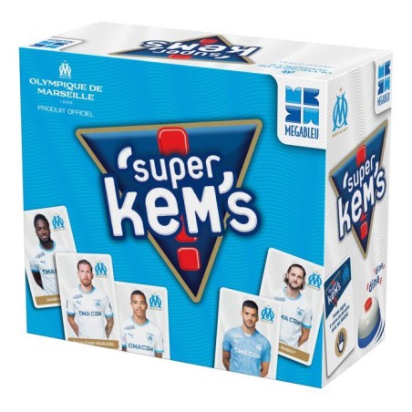 Super Kems Olympique de Marseille - Jeu de société - MEGABLEU - Des 6 ans
