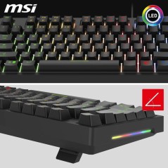 Clavier gamer filaire - Switches mécaniques Red - MSI FORGE GK320 - F