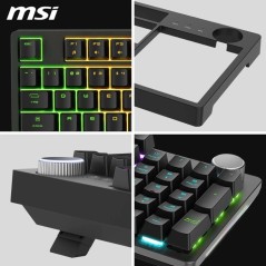 Clavier gamer filaire - Switches mécaniques Red - MSI FORGE GK320 - F