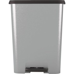 Pédale de tri a pédale Duo - CURVER - COMPATTA - 23 L + 23 L - Gris