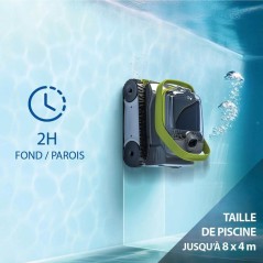 Robot de piscine a batterie - ZODIAC - PIXEL OP 3220 - Fond et parois