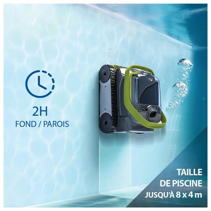 Robot de piscine a batterie - ZODIAC - PIXEL OP 3220 - Fond et parois - Cycle de 2 h - Filtre 150-µ Robot de piscine a batterie - ZODIAC - PIXEL OP 3220 - Fond et parois - Cycle de 2 h - Filtre 150-µ