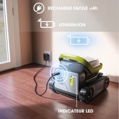 Robot de piscine a batterie - ZODIAC - PIXEL OP 3220 - Fond et parois
