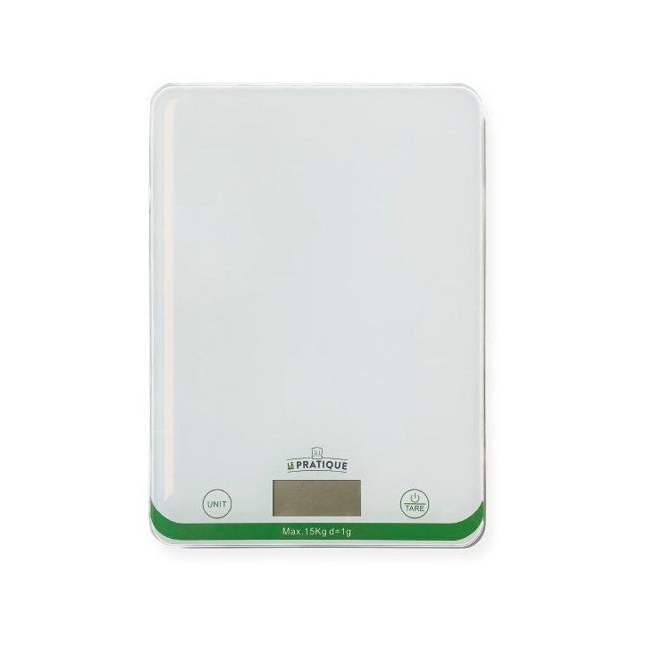 Balance de cuisine - LE PRATIQUE - Électronique - 15 kg Balance de cuisine - LE PRATIQUE - Électronique - 15 kg