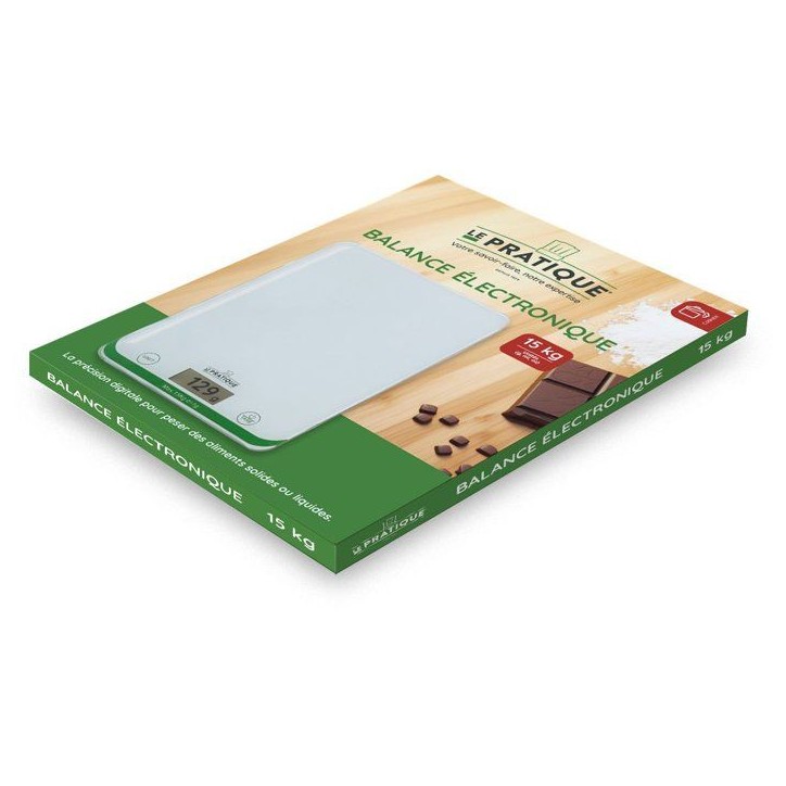 Balance de cuisine - LE PRATIQUE - Électronique - 15 kg Balance de cuisine - LE PRATIQUE - Électronique - 15 kg