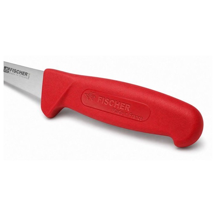 Couteau a désosser - FISHER - Courbe Pro surmoulé - Lame 13 cm - Rouge Couteau a désosser - FISHER - Courbe Pro surmoulé - Lame 13 cm - Rouge