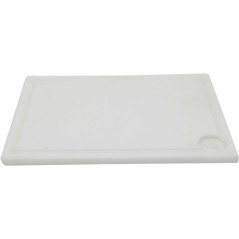 Planche a découper - LE PRATIQUE - PRO - 40 x 30 x 1,5 cm - Avec rigole et récupérateur de jus