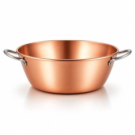 Bassine a confiture - LE PRATIQUE - Cuivre - Ø 38 cm - 9 L - Épaisse