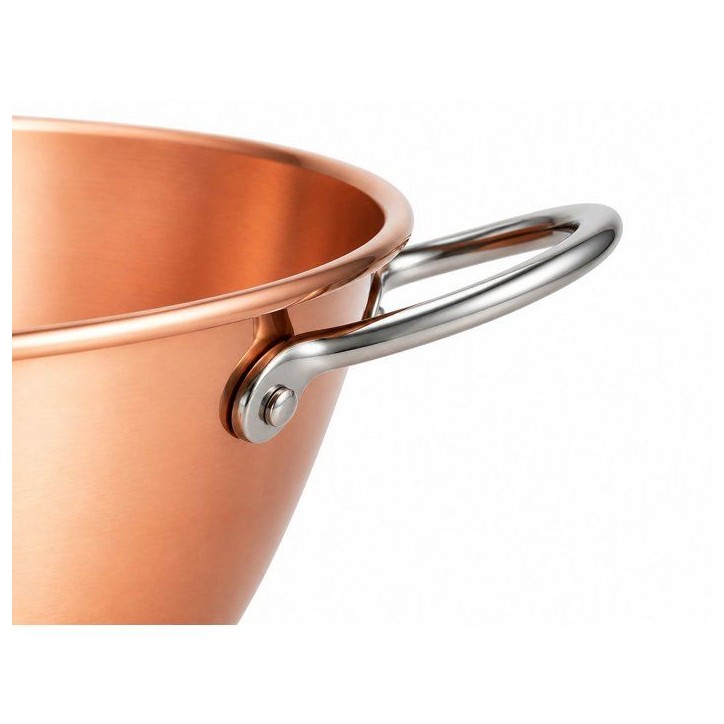 Bassine a confiture - LE PRATIQUE - Cuivre - Ø 38 cm - 9 L - Épaisseur 12/10 - Anses fonte Bassine a confiture - LE PRATIQUE - Cuivre - Ø 38 cm - 9 L - Épaisseur 12/10 - Anses fonte