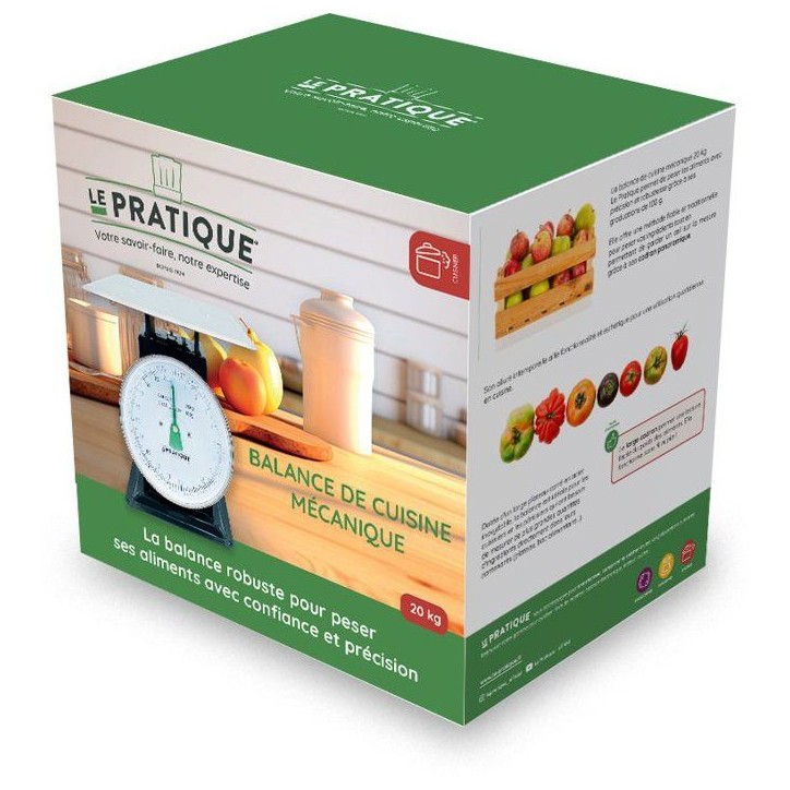 Balance de cuisine - LE PRATIQUE - Mécanique - 20 kg Balance de cuisine - LE PRATIQUE - Mécanique - 20 kg