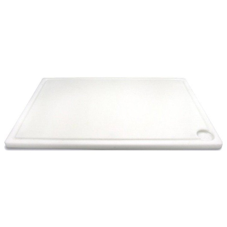 Planche a découper - LE PRATIQUE - PRO - 60 x 40 x 2 cm - Avec rigole et récupérateur de jus Planche a découper - LE PRATIQUE - PRO - 60 x 40 x 2 cm - Avec rigole et récupérateur de jus