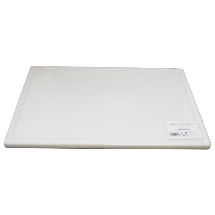 Planche a découper - LE PRATIQUE - PRO - 60 x 40 x 2 cm - Avec rigole et récupérateur de jus Planche a découper - LE PRATIQUE - PRO - 60 x 40 x 2 cm - Avec rigole et récupérateur de jus