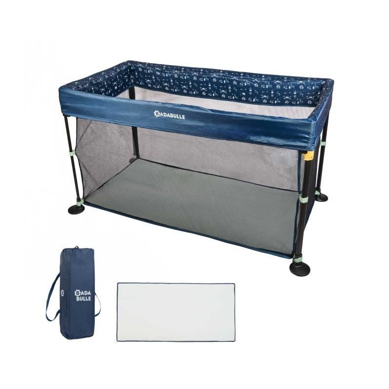 Badabulle Lit Parapluie Easy Clip - Facile a plier et déplier - Lit L