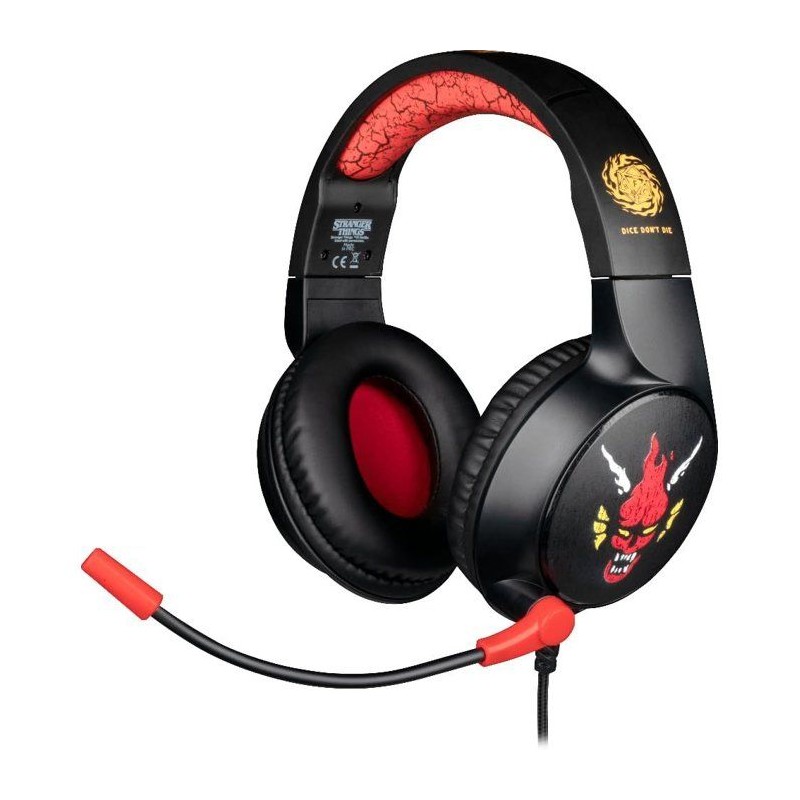 Casque gaming circum-aural - Filaire - Konix - Stranger Things - PC, P