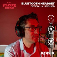 Casque gaming circum-aural - Filaire - Konix - Stranger Things - PC, P