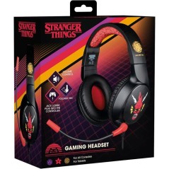 Casque gaming circum-aural - Filaire - Konix - Stranger Things - PC, P