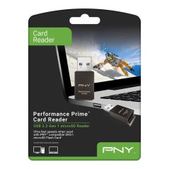 Lecteur de carte micro-SD - PNY - P-CRUAUSDDG3CPPR-GE - Prime USB 3.2