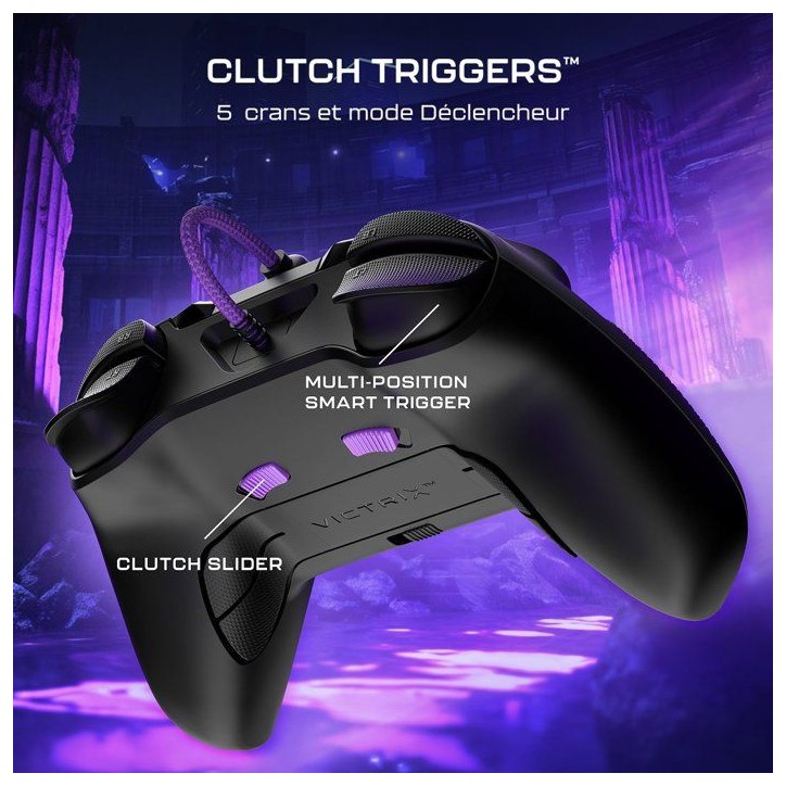 Manette de tournoi Turtle Beach Victrix Gambit Prime - Filaire, Programmable, Xbox Manette de tournoi Turtle Beach Victrix Gambit Prime - Filaire, Programmable, Xbox