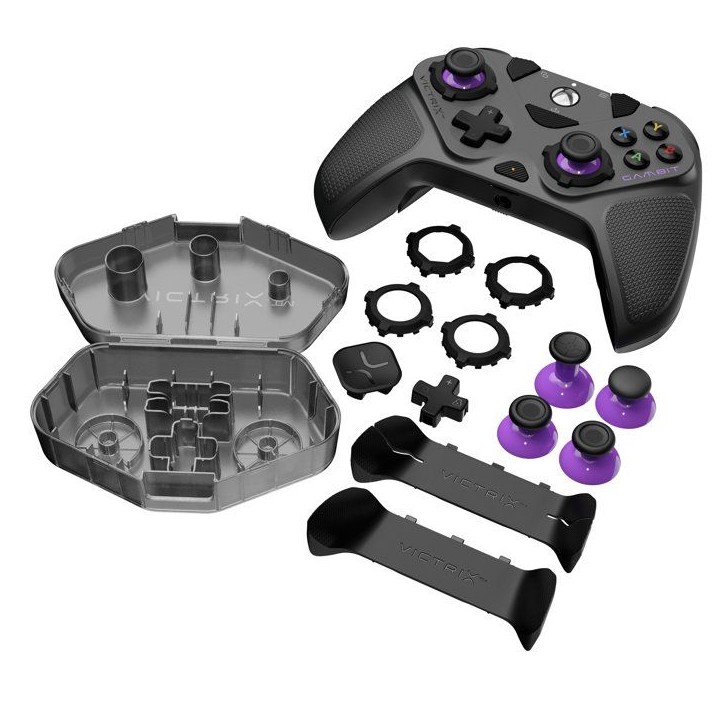 Manette de tournoi Turtle Beach Victrix Gambit Prime - Filaire, Programmable, Xbox Manette de tournoi Turtle Beach Victrix Gambit Prime - Filaire, Programmable, Xbox